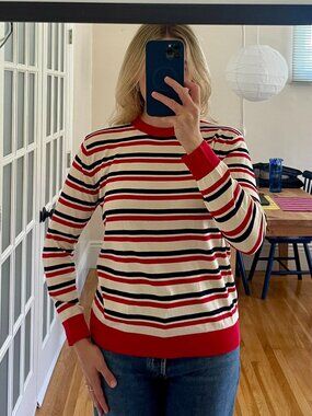 Striped Lightweight Sweater, Zara